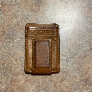 Fossil leather wallet